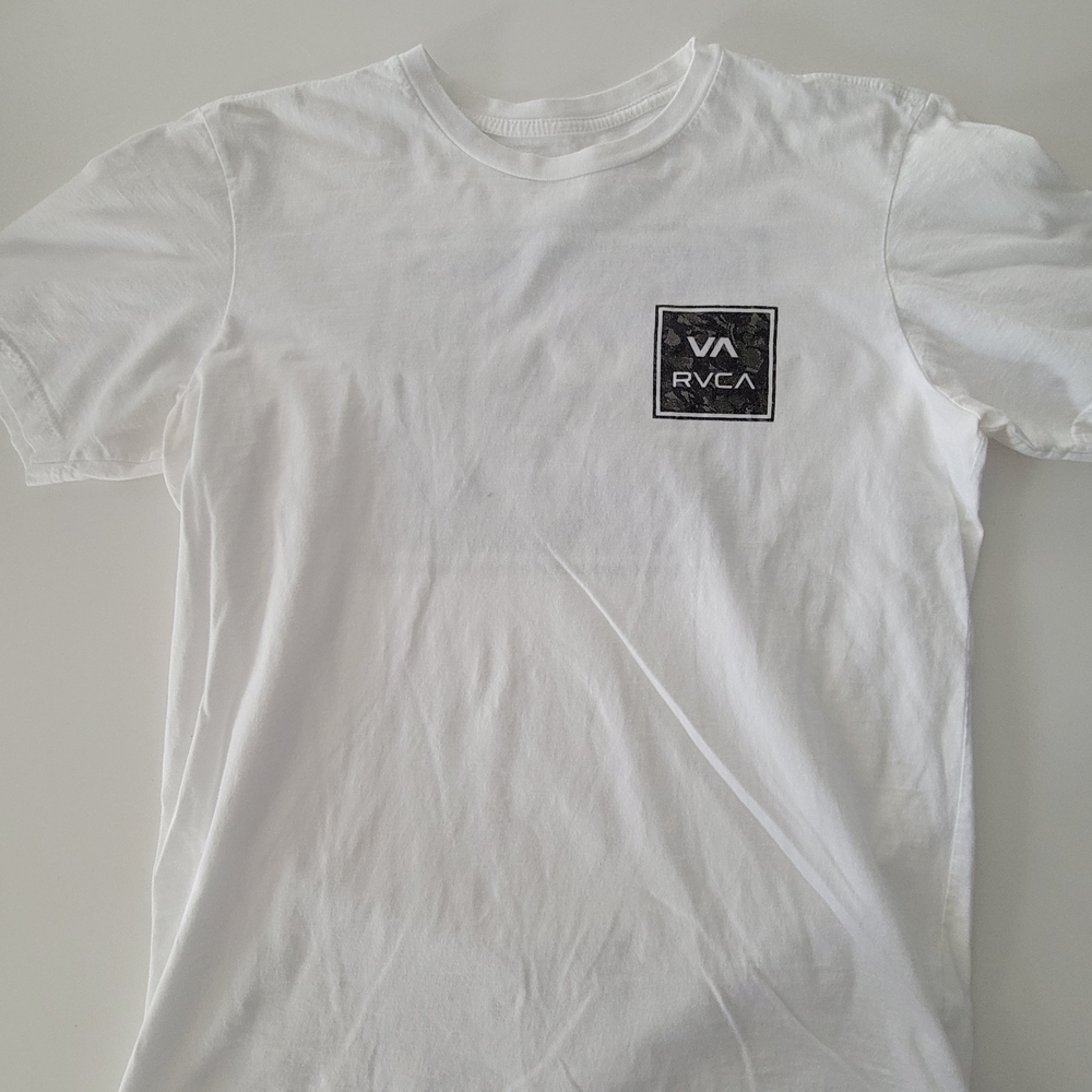 RVCA Men's White T-Shirt